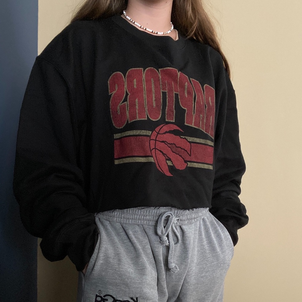 NBA Toronto Raptors Crop Sweater